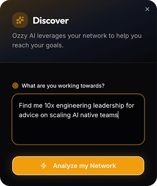 Ozzy: discover your network — screen 1 of 4