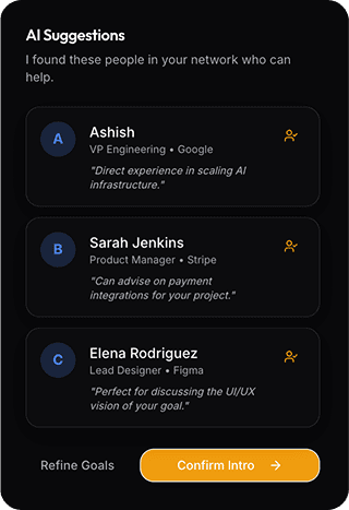 Ozzy: discover your network — screen 3 of 4